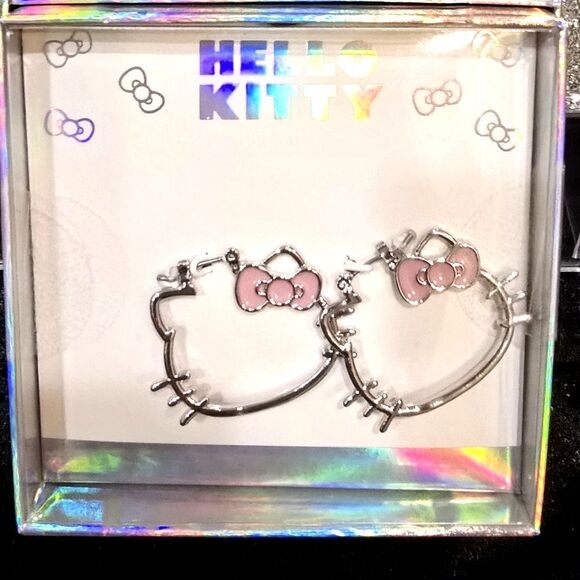 Hello Kitty Dangle & Hoop Earrings - Picture 10 of 13